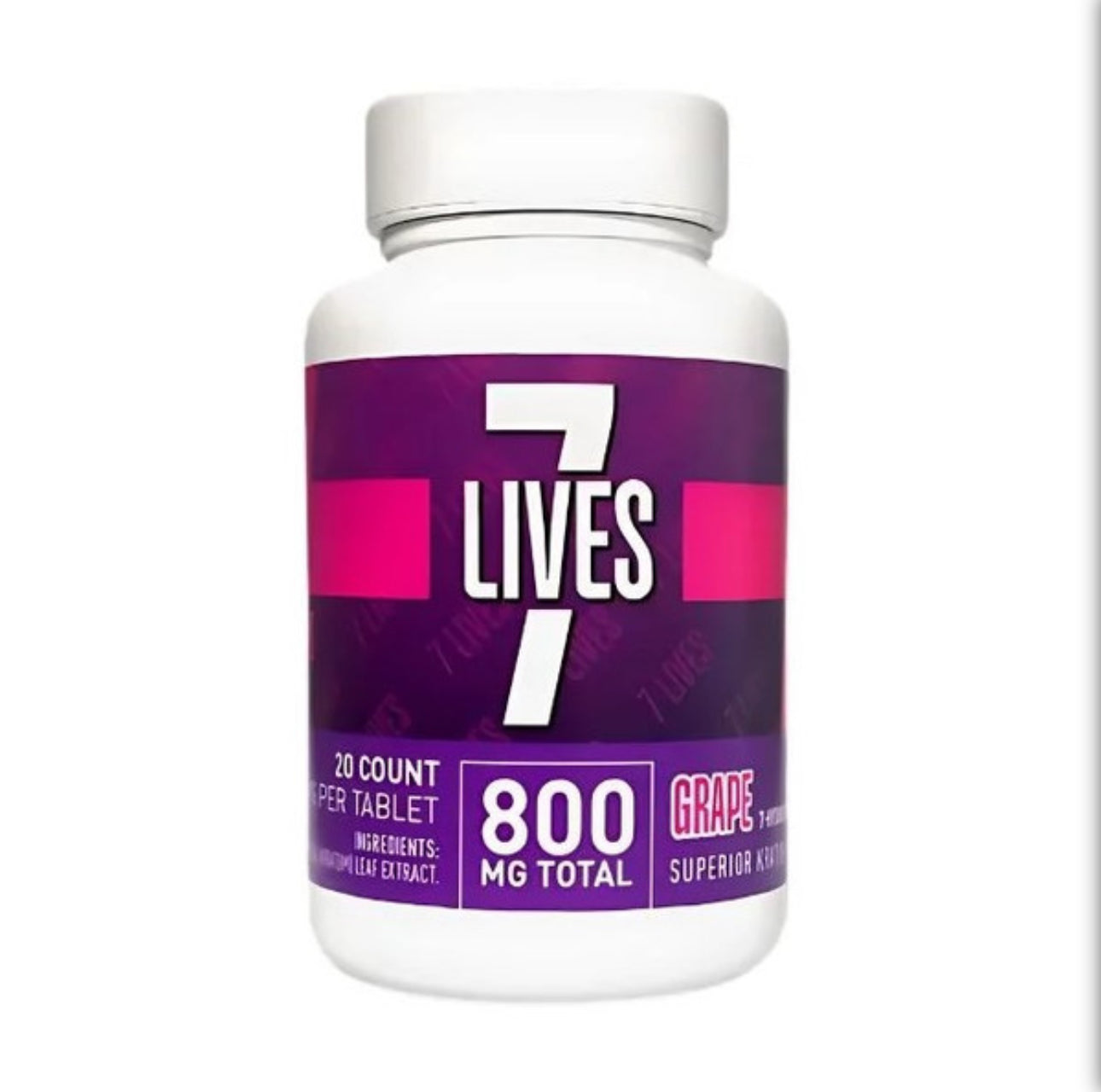 7 LIVES 7-HYDROXY 800 MG TOTAL 20CT/JAR