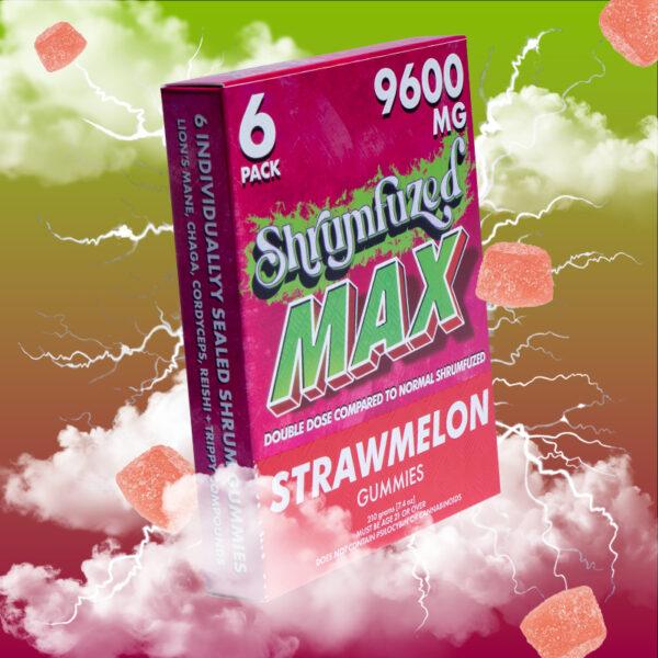 Shrumfuzed Max Double Dose Gummies 6 Pack 9600Mg