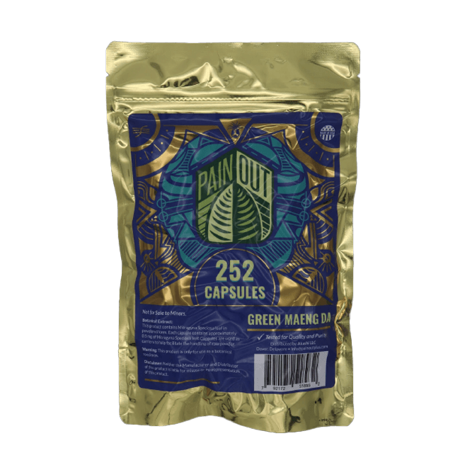 Pain Out Kratom Capsules 252Ct