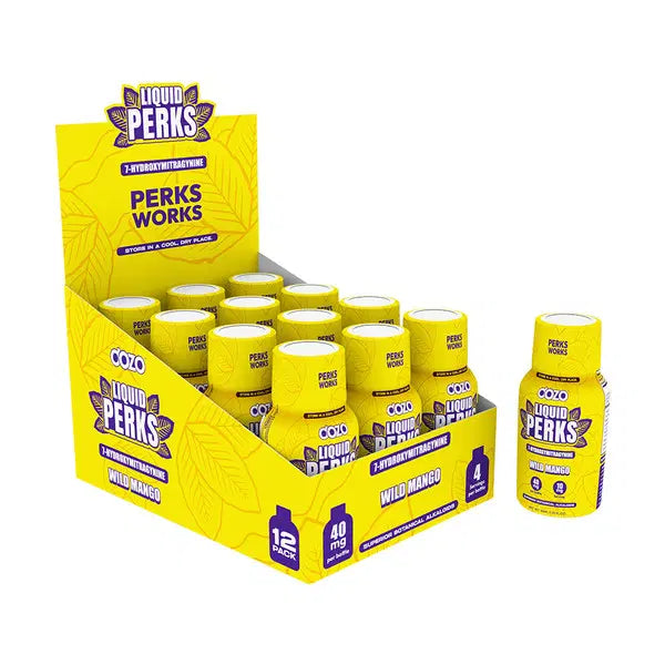 Dozo Liquid Perks 7-Hydroxymitragynine Shots 40Mg | Wild Mango