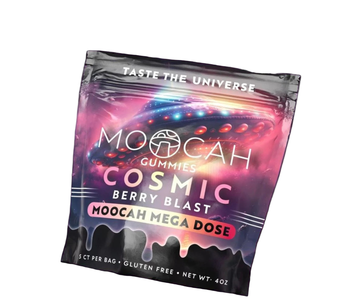 Moocah Mega Dose Proprietary Nootropic Blend Mushroom Gummies 11000Mg 5Pc/Pk