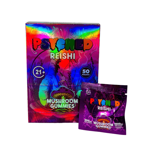 Psyched Delta 9 Mushroom Gummies 2ct/pk 1000mg/pouch Price in Houston