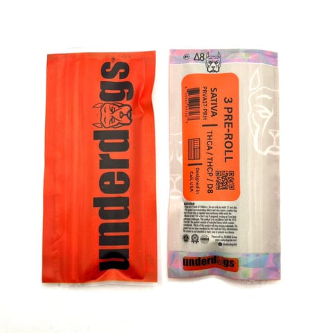Underdogs THCA+THCP+D8 3pk Pre - rolls Price in Houston