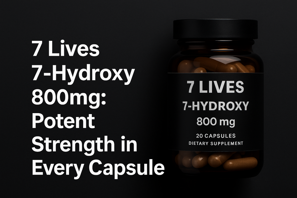 7 Lives 7-Hydroxy 800mg: Potent Strength in Every Capsule
