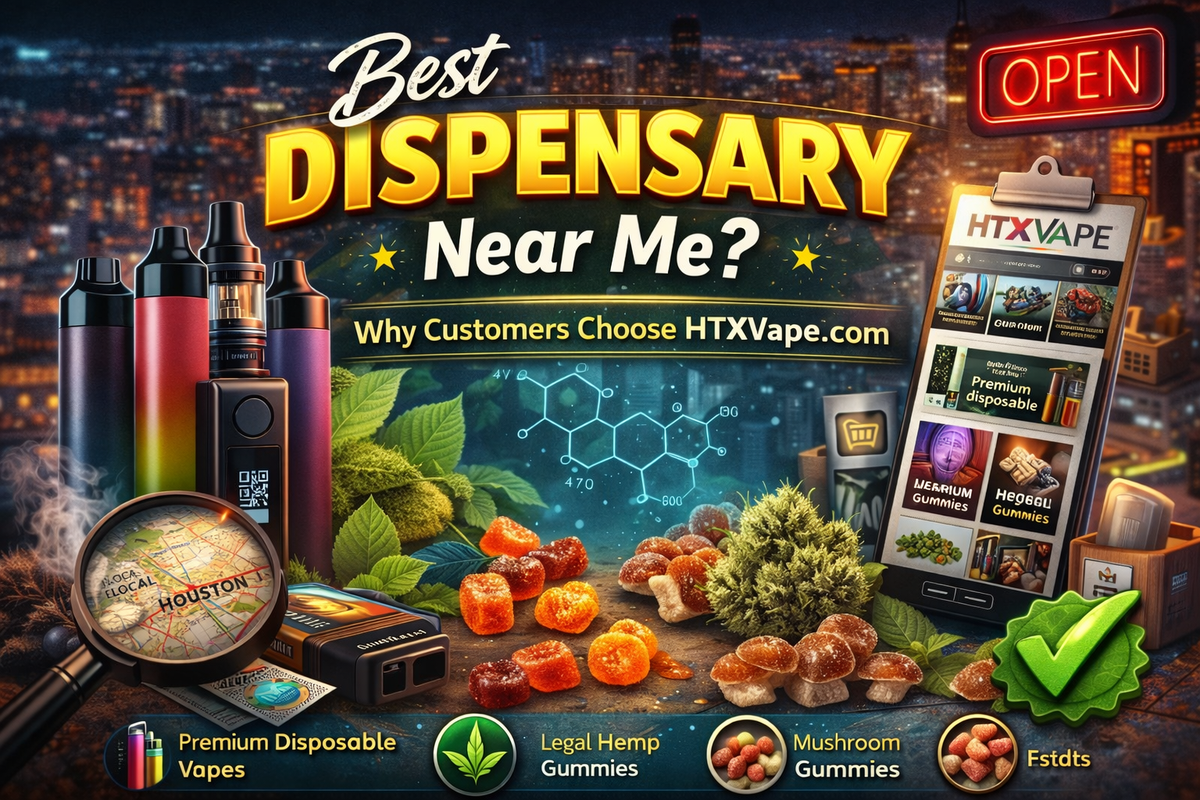 Why Customers Choose HTXVape When Searching for the Best Dispensary Near Me