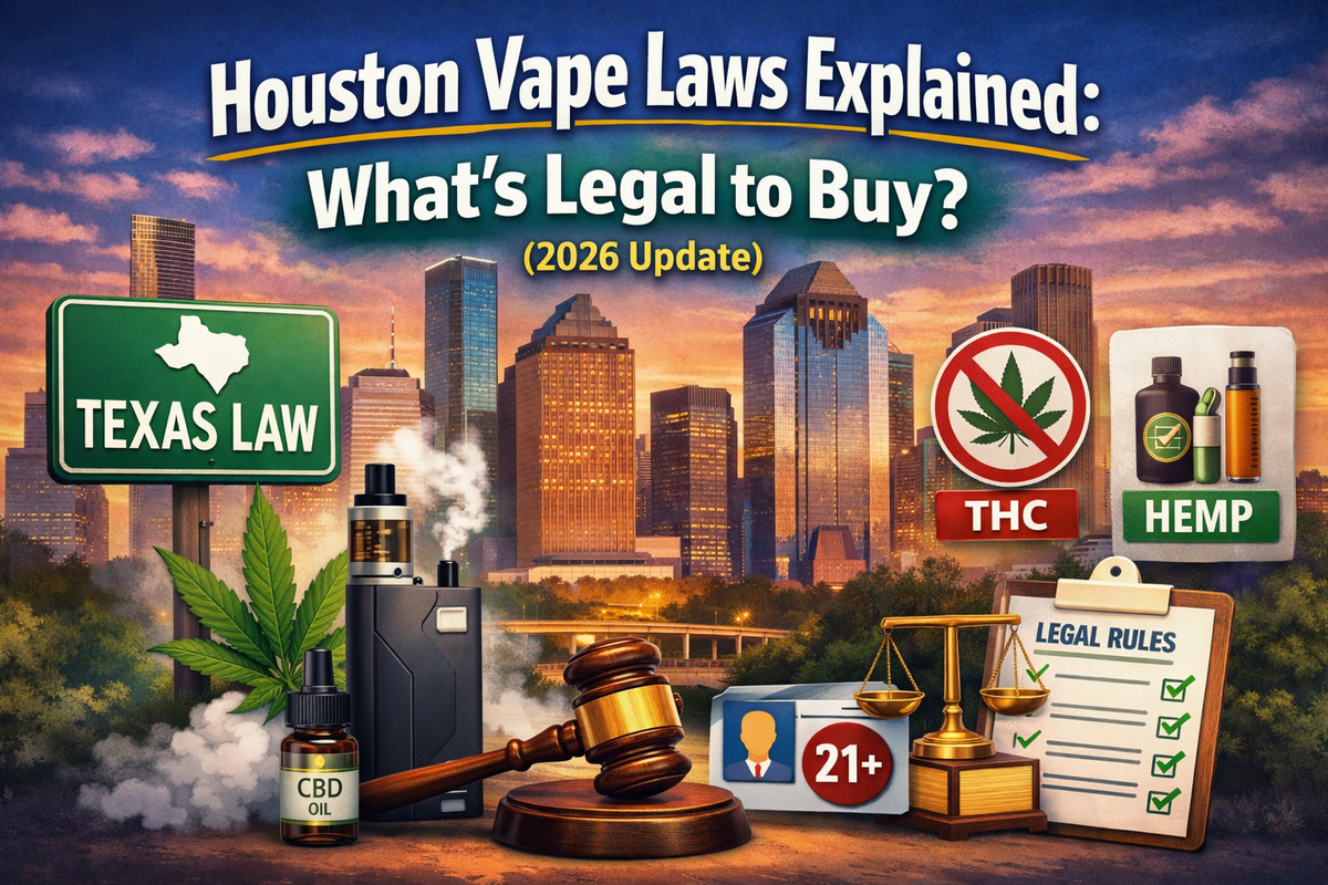 Houston Vape Laws Explained: What’s Legal to Buy? (2026 Update)