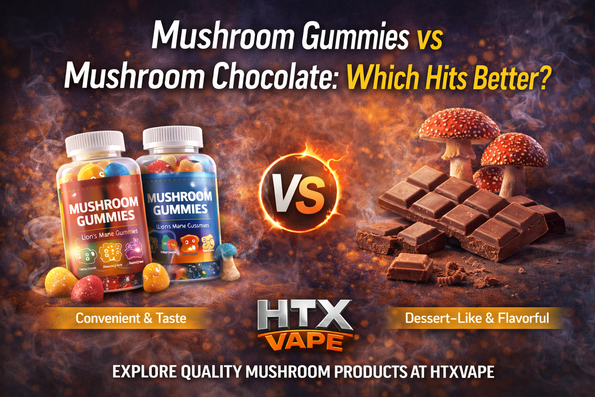Mushroom Gummies vs Mushroom Chocolate: Which Hits Better?