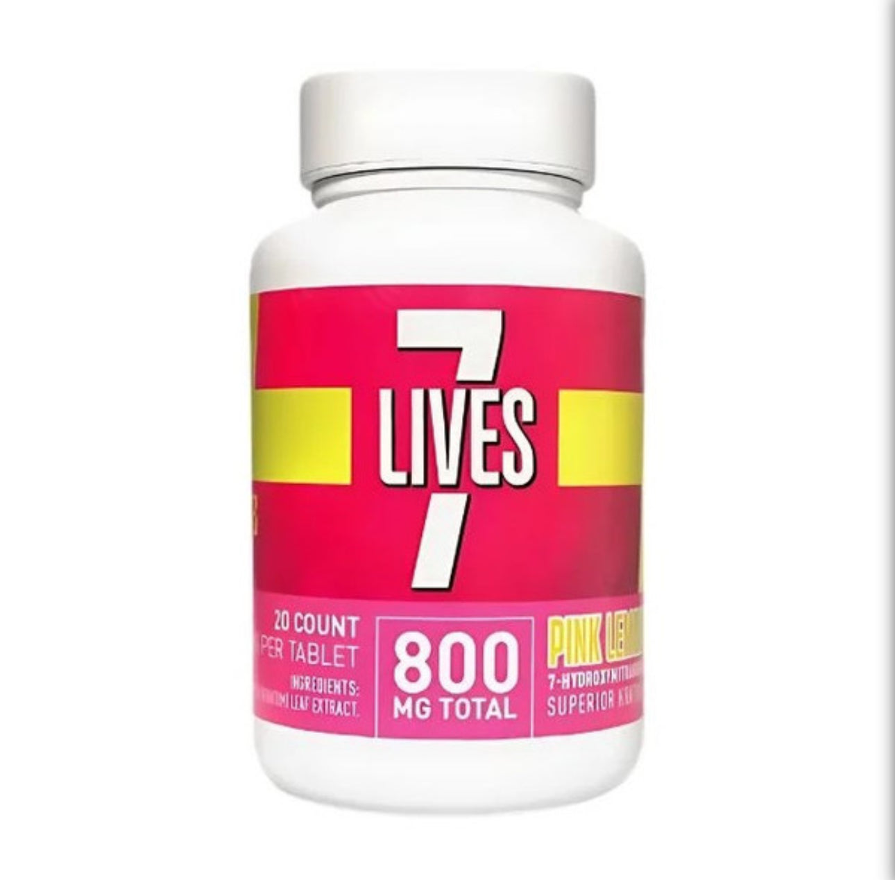 7 LIVES 7-HYDROXY 800 MG TOTAL 20CT/JAR