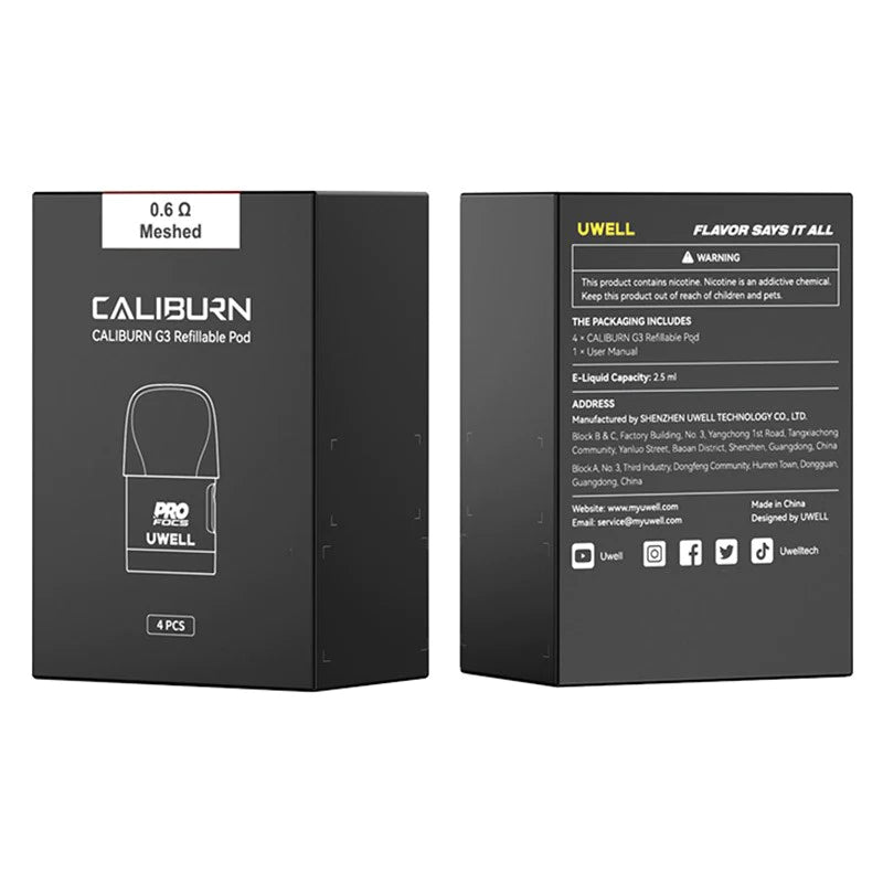 Uwell Caliburn G3 Replacement Pods