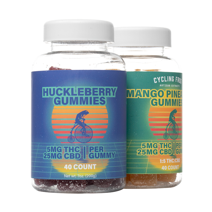 CYCLING FROG 5MG THC + 25MG CBD GUMMIES 200MG