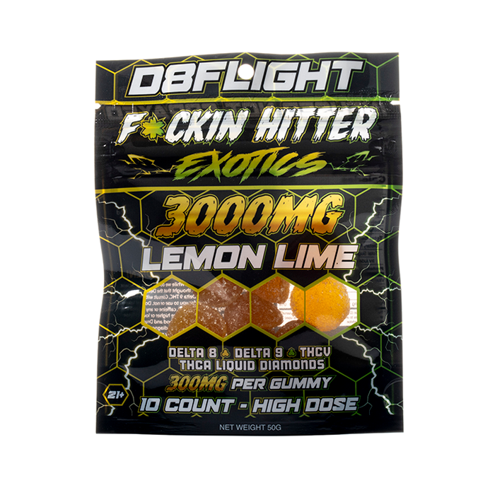 D8FLIGHT F*CKIN HITTER GUMMIES 3000MG