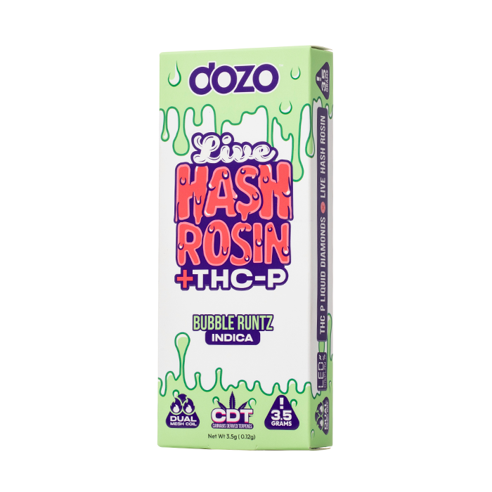 DOZO LIVE HASH ROSIN + THC-P DISPOSABLE 3.5G