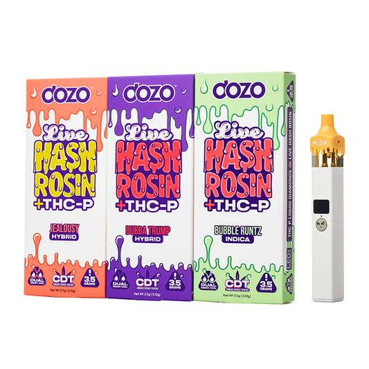 DOZO LIVE HASH ROSIN + THC-P DISPOSABLE 3.5G