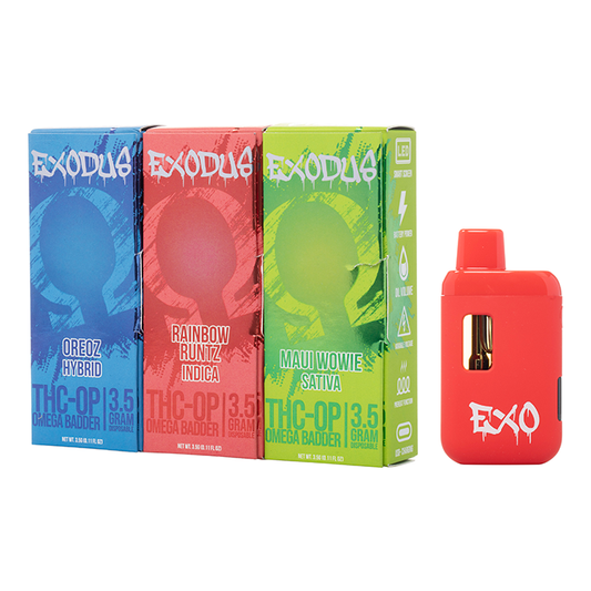 EXODUS THC-OP OMEGA BADDER DISPOSABLE 3.5G