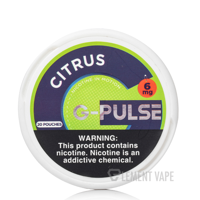 G-PULSE NICOTINE POUCHES - CITRUS