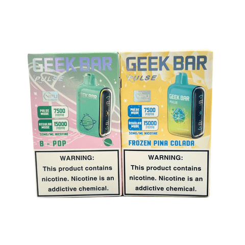 Geek Bar Pulse 15000 Puffs Disposable Vape Price in Houston