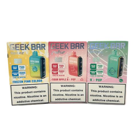 Geek Bar Pulse 15000 Puffs Disposable Vape Price in Houston
