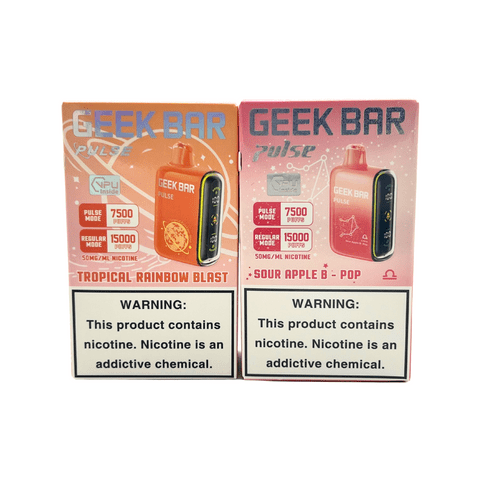 Geek Bar Pulse 15000 Puffs Disposable Vape Price in Houston