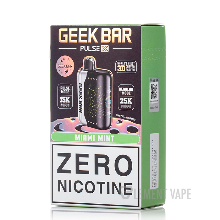 GEEK BAR PULSE X 25K 0% ZERO NICOTINE DISPOSABLE