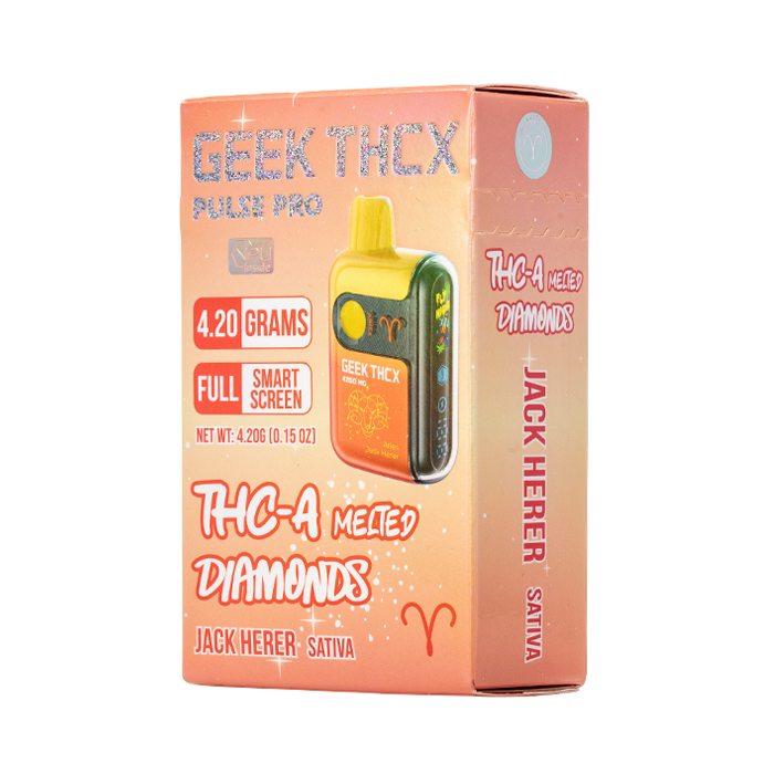 GEEK THC-X PULSE PRO THC-A MELTED DIAMONDS DISPOSABLE 4.20G