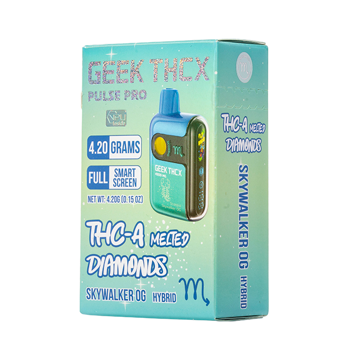 GEEK THC-X PULSE PRO THC-A MELTED DIAMONDS DISPOSABLE 4.20G