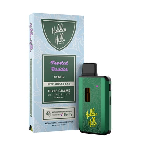 Hidden Hills Live Sugar Bar Disposable Pen 3gm Price in Houston