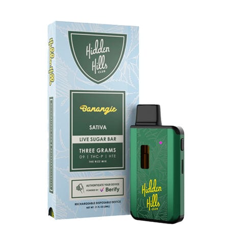 Hidden Hills Live Sugar Bar Disposable Pen 3gm Price in Houston