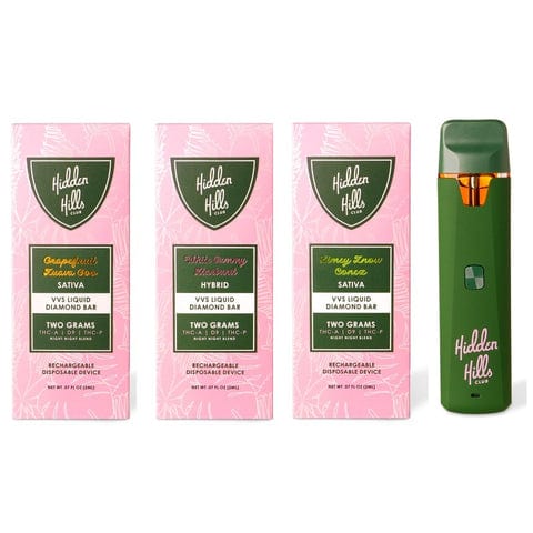 Hidden Hills VVS Liquid Diamond Bar Disposable 2gm Price in Houston