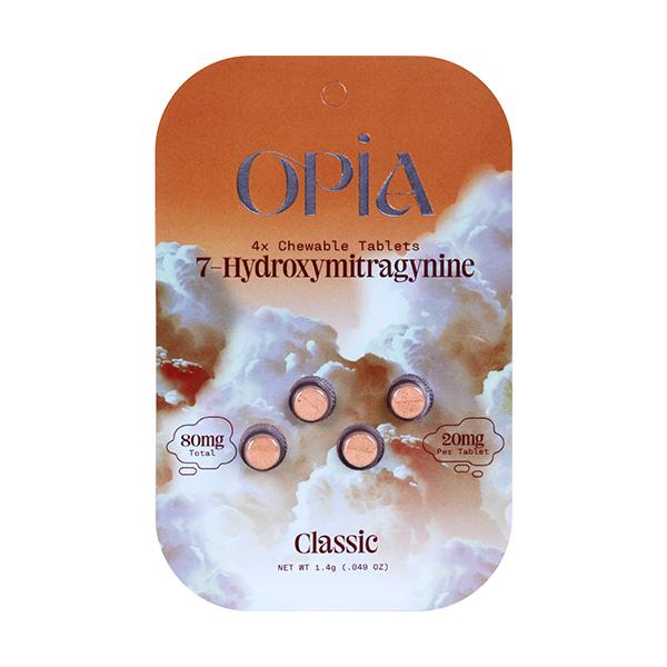OPIA 7-HYDRODROXYMITRAGYNINE CHEWABLE TABLETS 80MG 4CT
