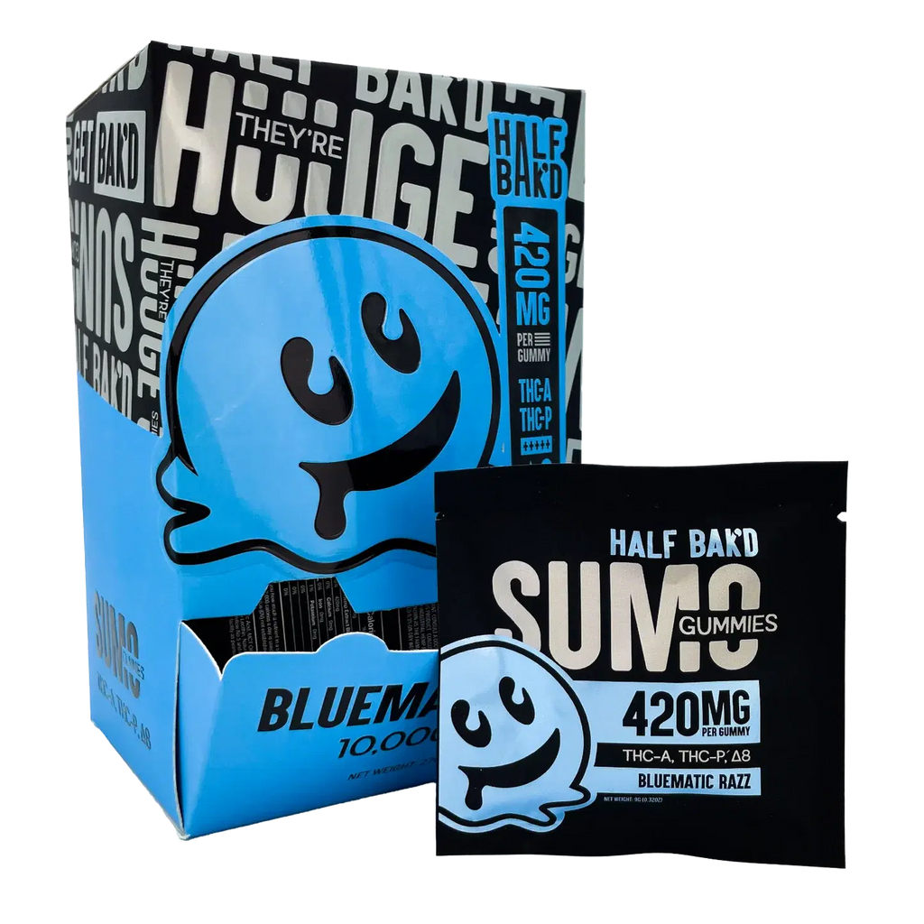 Half Bak'D Sumo Gummies (D9 Thc-A Thc-P) 420G Per Gummy 2Pc/Pk 30Ct/Bx