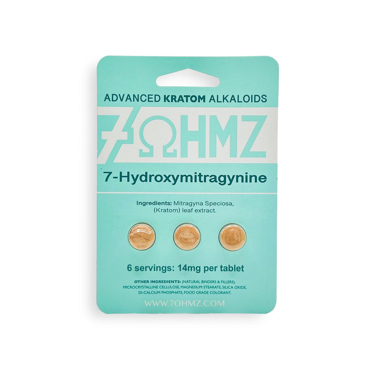 7Ohmz Kratom Extract Capsules 14Mg/Pc 3Pc/Pk