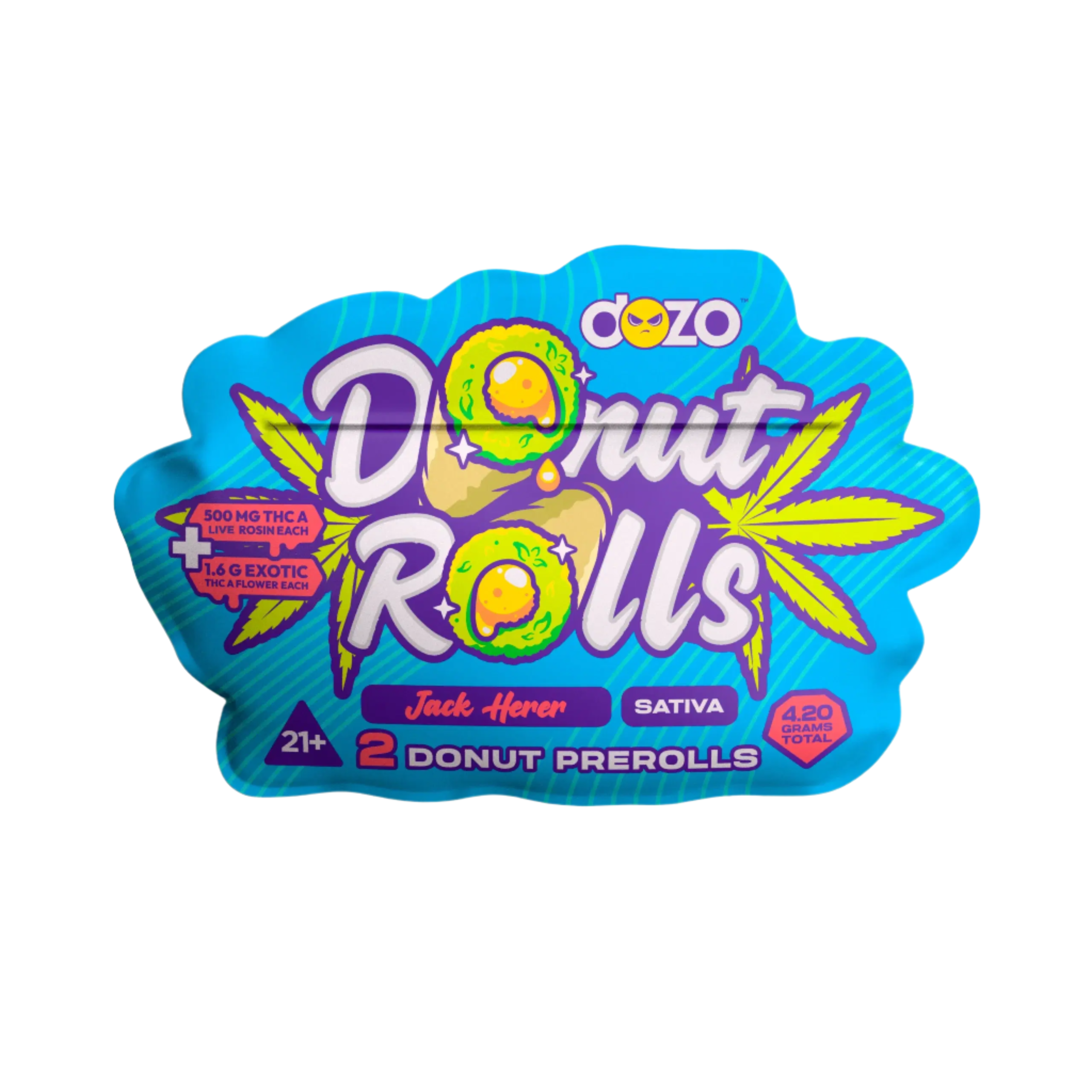 Dozo Donut Thca+Live Rosin Pre Roll 4.2G 2 Pack