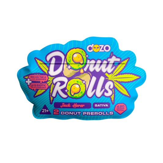 DOZO DONUT THCA+LIVE ROSIN PRE ROLL 4.2G 2 Pack