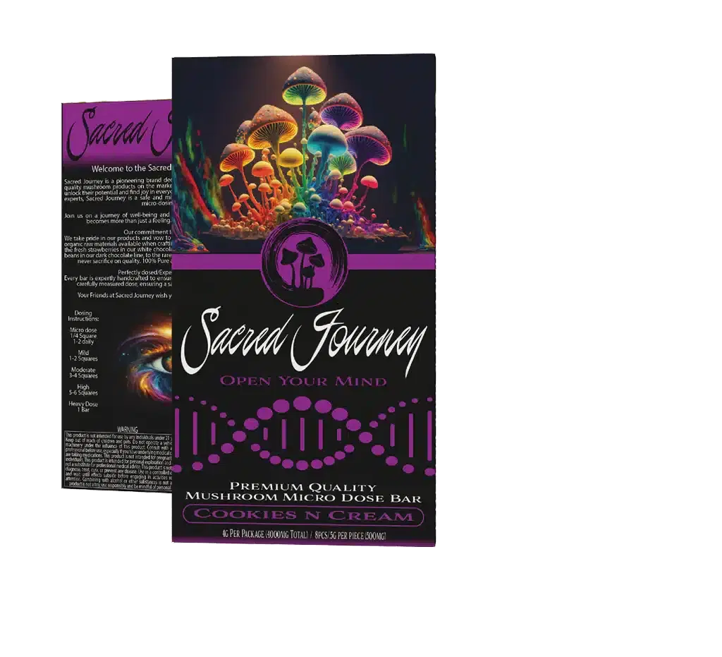 SACRED JOURNEY MUSHROOM CHOCOLARE BAR 4000MG 8PC/BAR
