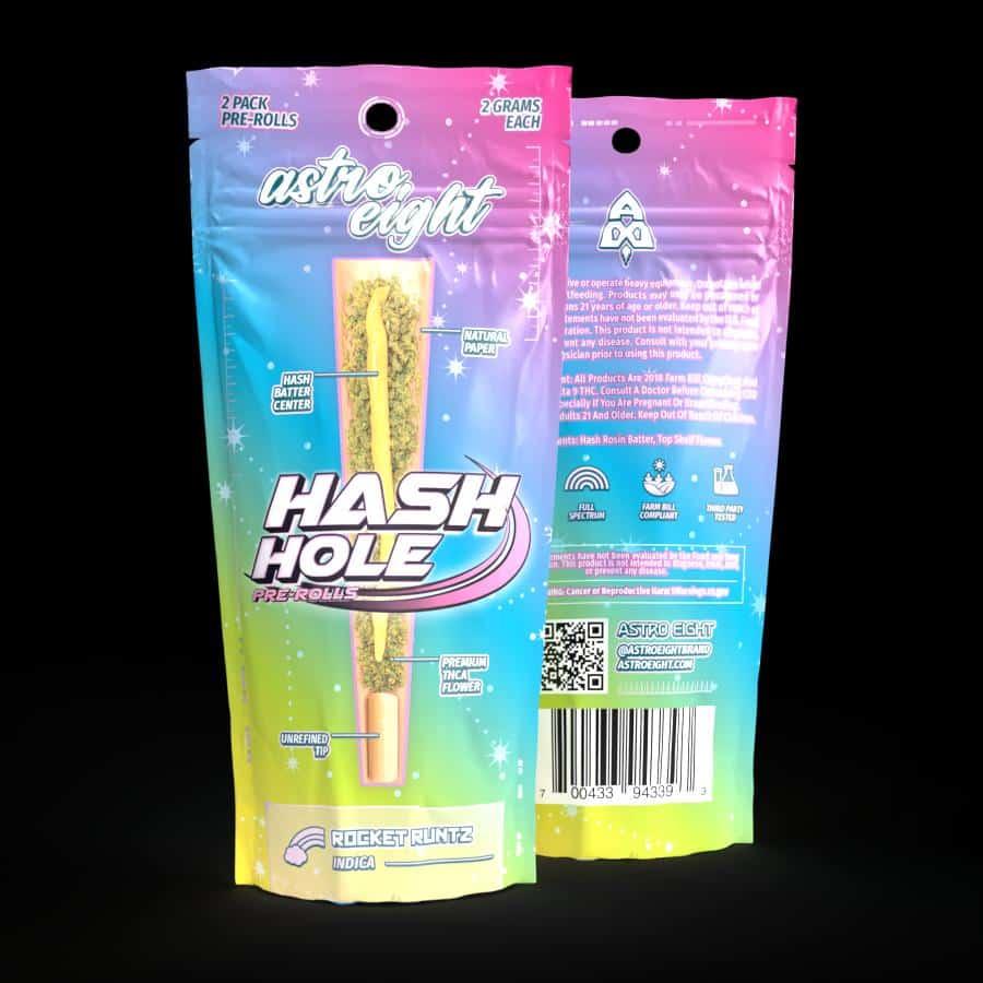 ASTRO EIGHT HASH HOLE THCA PREROLL 4G 2PK