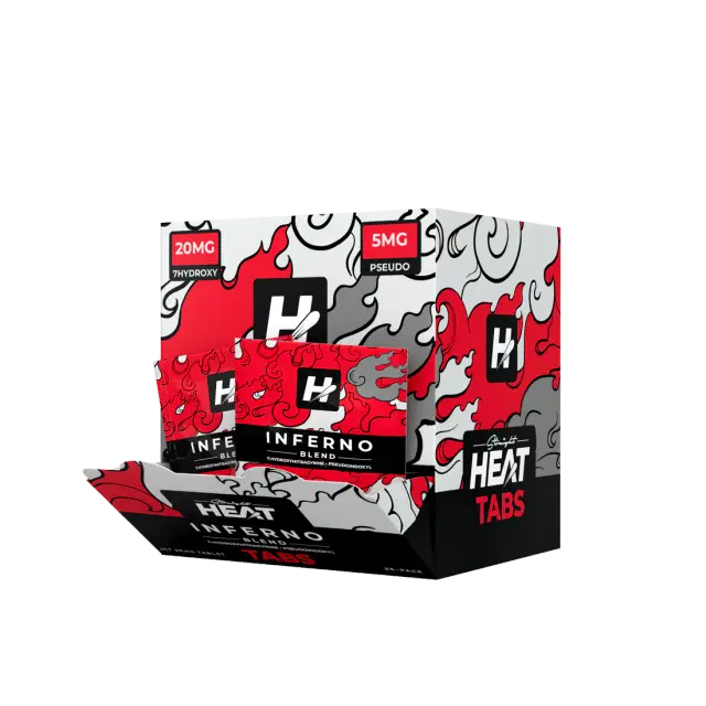 STRAIGHT HEAT INFERNO BLEND |7-HYDROXY 20MG + PSEUDO 5MG