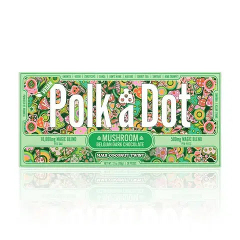 POLKADOT AMANITA MUSHROOM CHOCOLATE BARS 10000MG