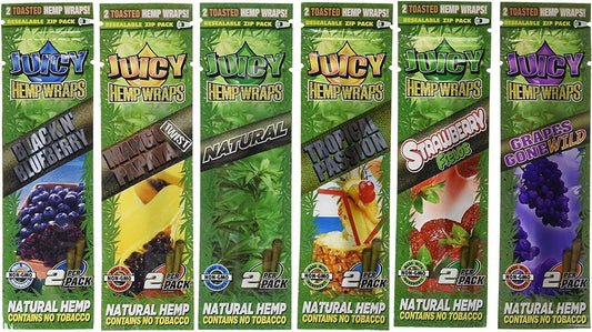 Juicy Hemp Wraps 2Pk 25Ct/Bx