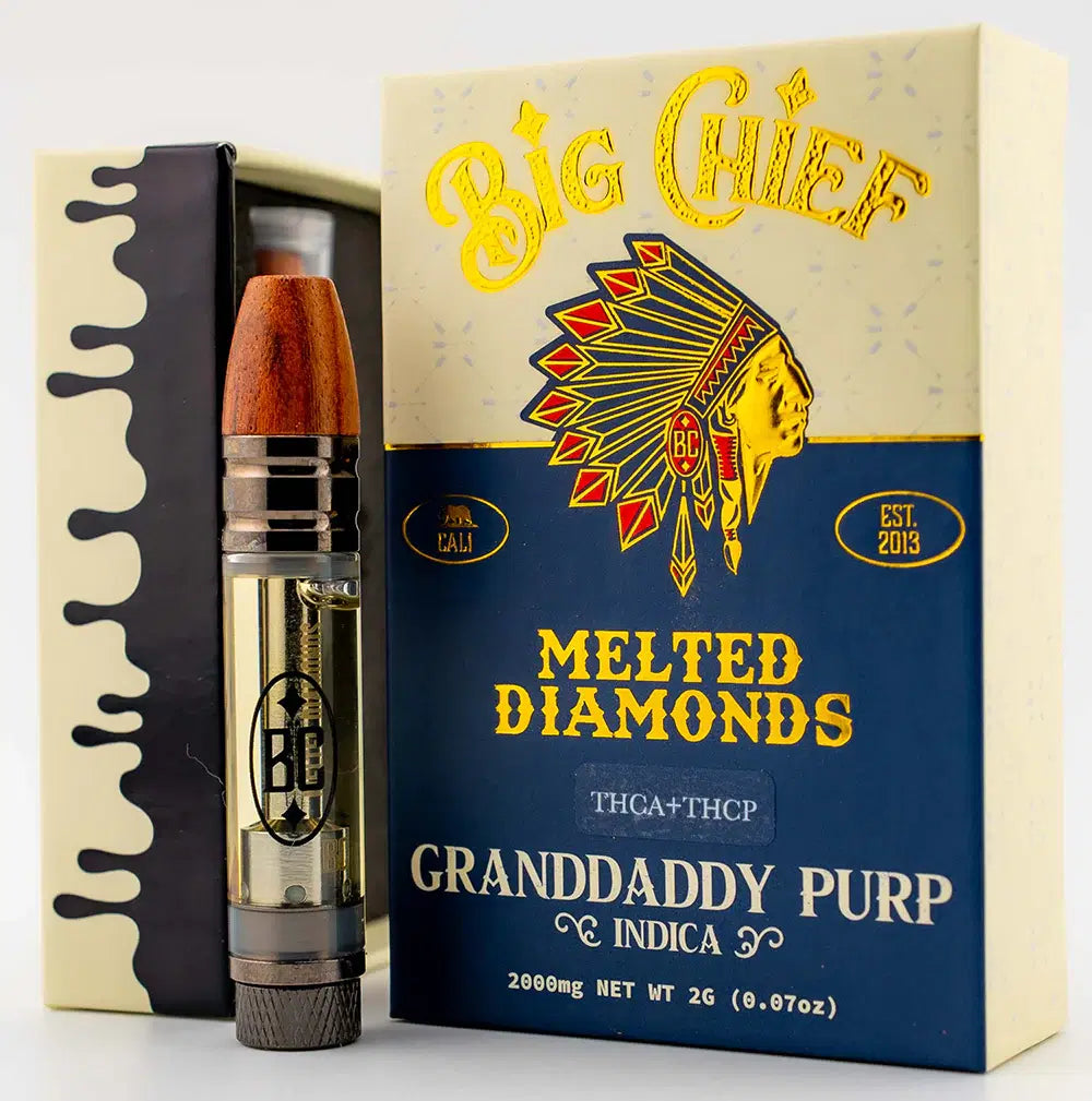 BIG CHIEF |THCA+THCP| MELTED DIAMONDS CARTRIDGE 2G