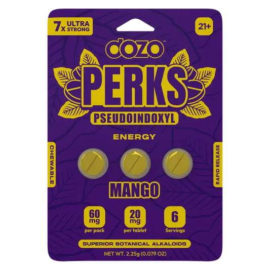 DOZO PERKS 7-HYDROXYMITRAGYNINE PSEUDOINDOXYL 20MG 3CT/PK