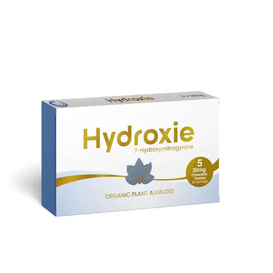 HYDROXIE 7-HYDROXYMITRAGYNINE TABLETS 30MG 5CT/PK- GOLD