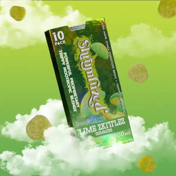 SHRUMFUZED MUSHROOM GUMMIES 10CT/ Pack 8000MG