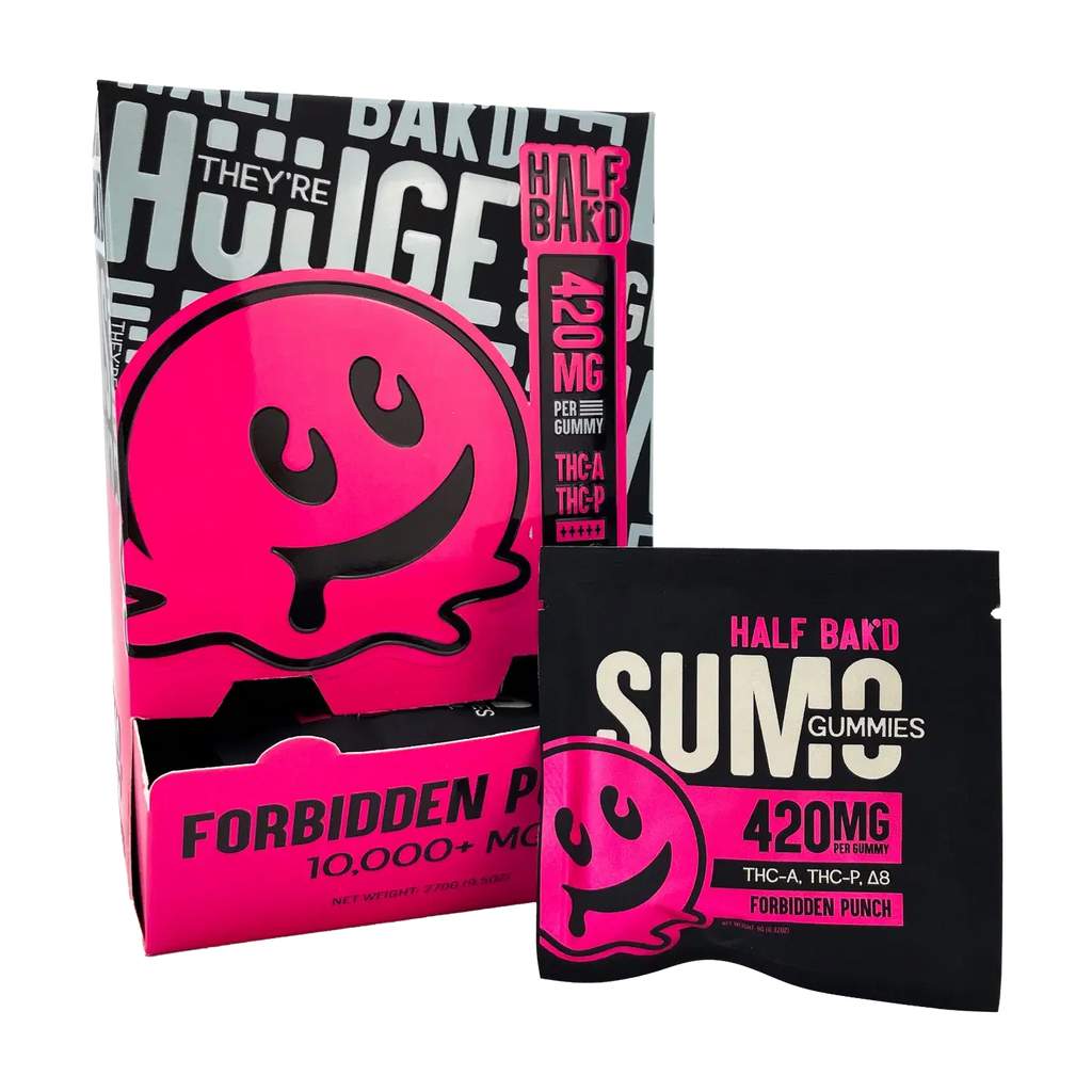 Half Bak'D Sumo Gummies (D9 Thc-A Thc-P) 420G Per Gummy 2Pc/ Pack