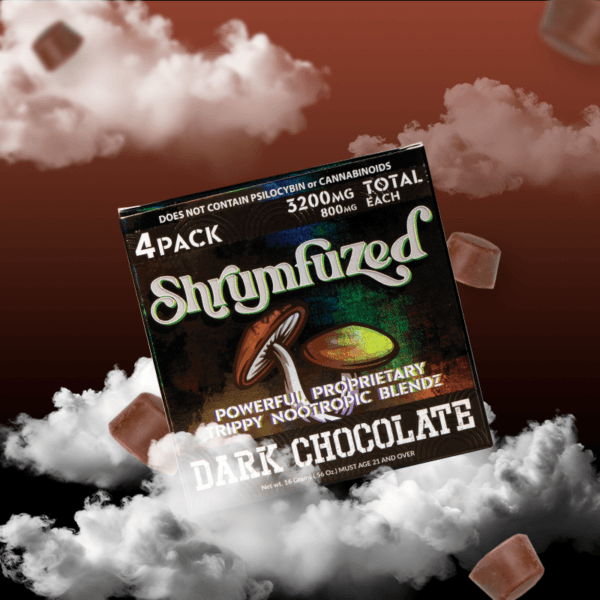 Shrumfuzed Mushroom Gummies 4Ct/Pk 3200Mg