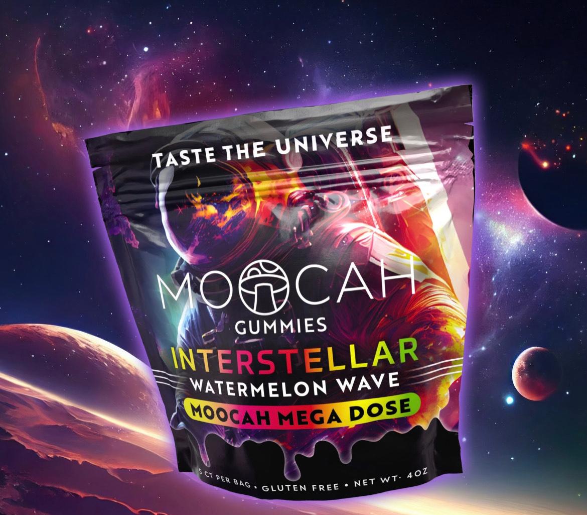 MOOCAH MEGA DOSE PROPRIETARY NOOTROPIC BLEND MUSHROOM GUMMIES 11000MG 5PC/PK
