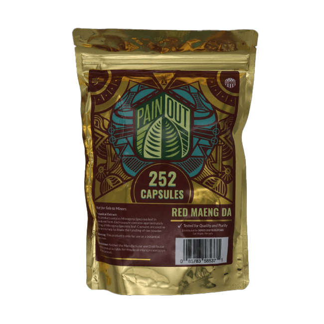 Pain Out Kratom Capsules 252Ct