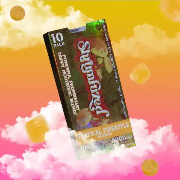SHRUMFUZED MUSHROOM GUMMIES 10CT/ Pack 8000MG