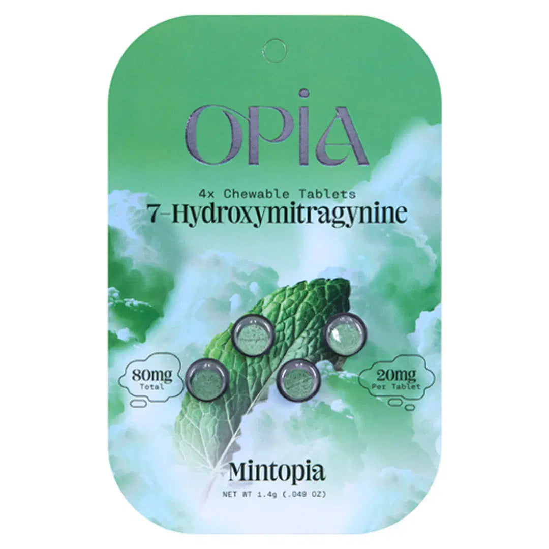 OPIA 7-HYDRODROXYMITRAGYNINE CHEWABLE TABLETS 80MG 4CT