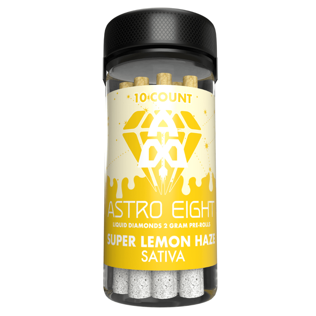 ASTRO EIGHT THCA LIQUID DIAMONDS PREROLL 2G 10CT/JAR