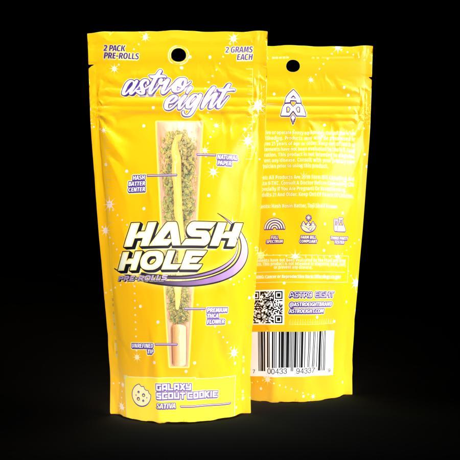 ASTRO EIGHT HASH HOLE THCA PREROLL 4G 2PK